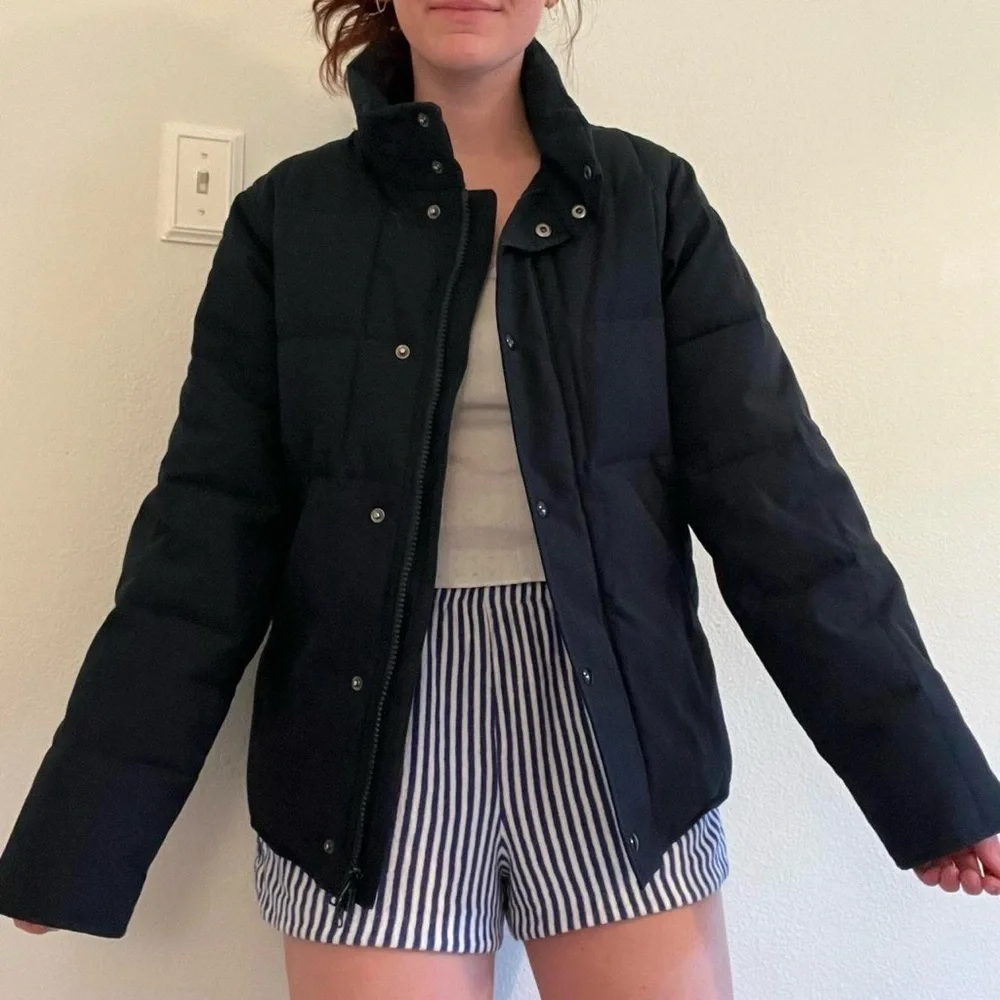 j crew nordic quilted puffer jacket